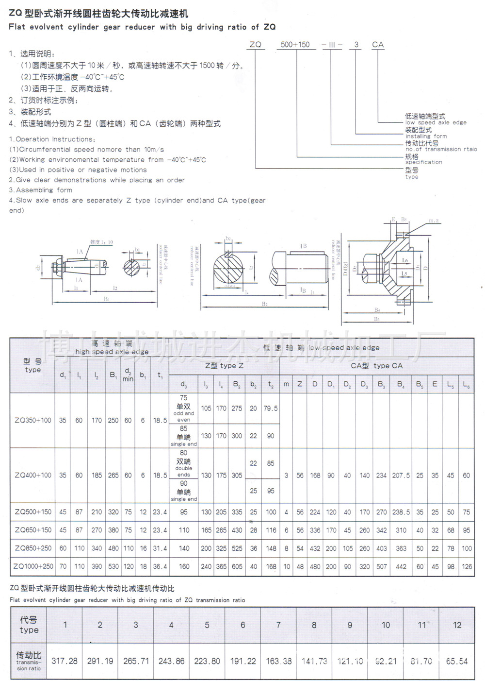 zq200减速机箱体 欢迎咨询