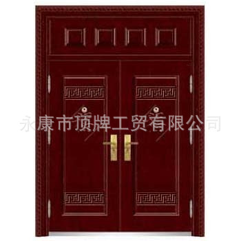 【订做农村金属漆非标大门 大门 庭院大门 双开