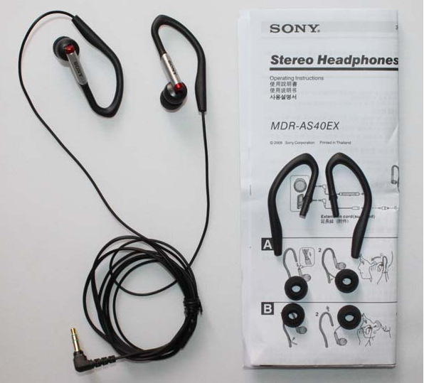 【批发 sony 索尼 AS40 入耳式 MP3 耳机 重低