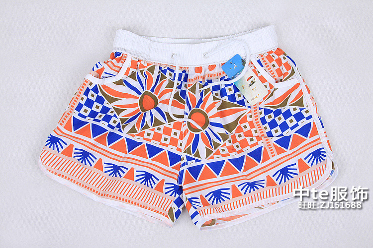 【厂家<em>批发</em>新品 韩版<em>男女短裤</em> 彩色向阳花 旗帜