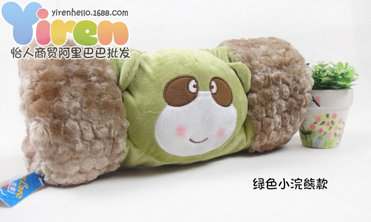 卡通暖手抱枕小號多色