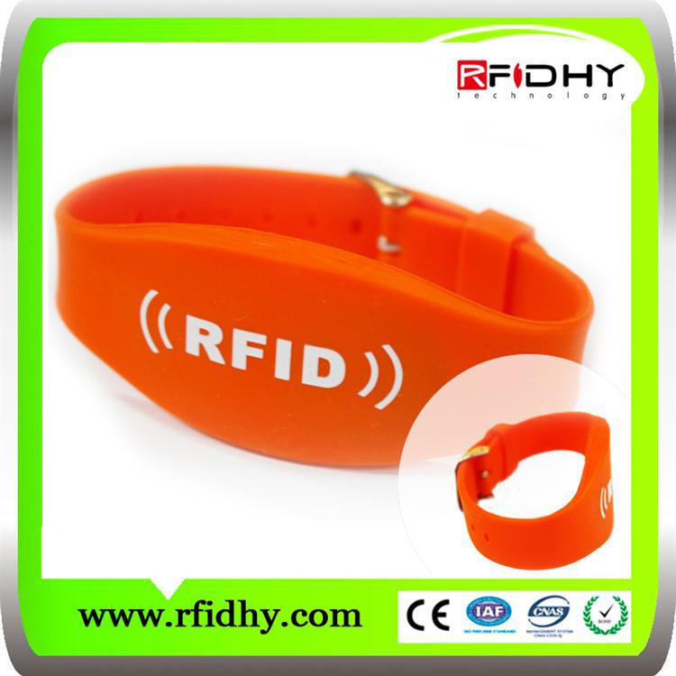 【射频识别腕带 硅胶腕带 识别 宠物非接触式智