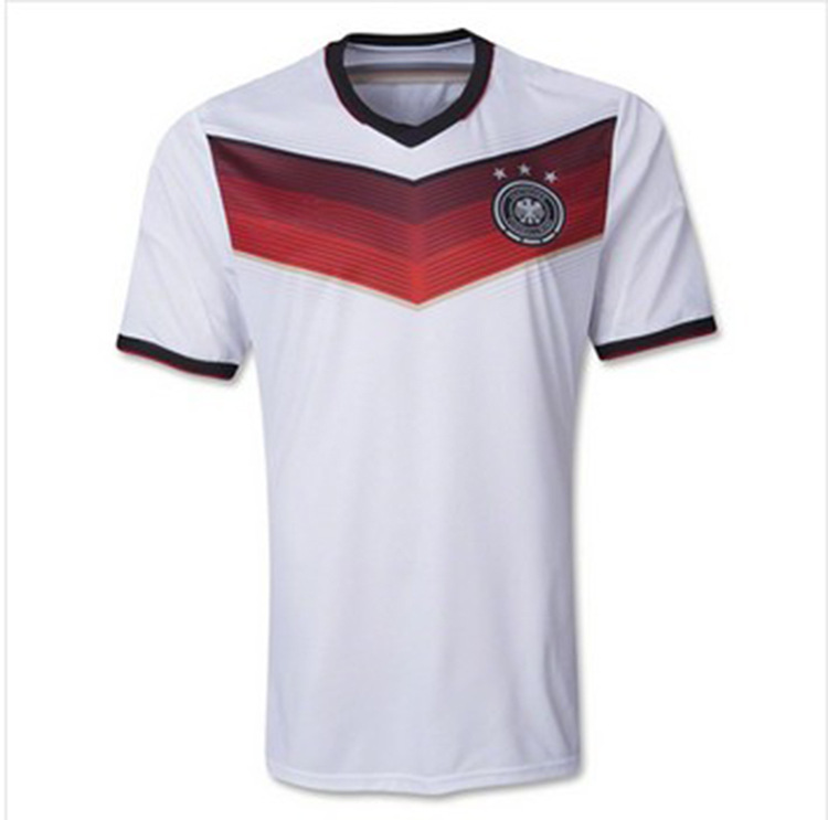 专业生产2014世界杯主客场德国队足球服套装