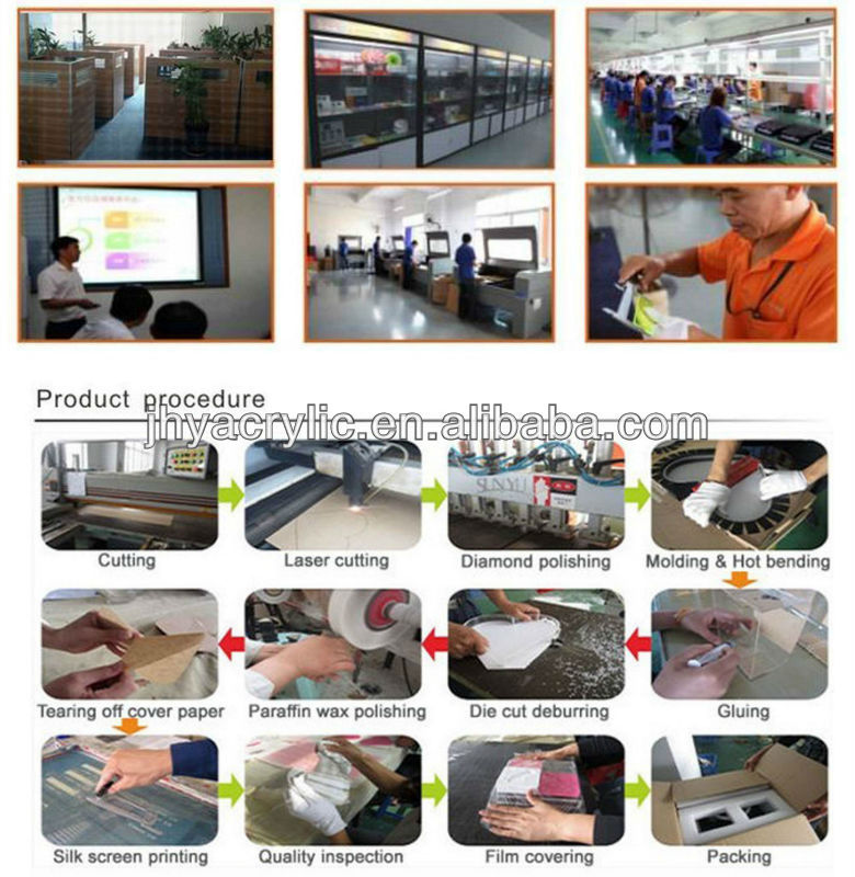 Newest hot sell clear acrylic jewelry organizer box