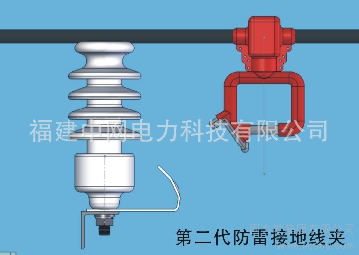 架空导线防雷接地线夹(1)