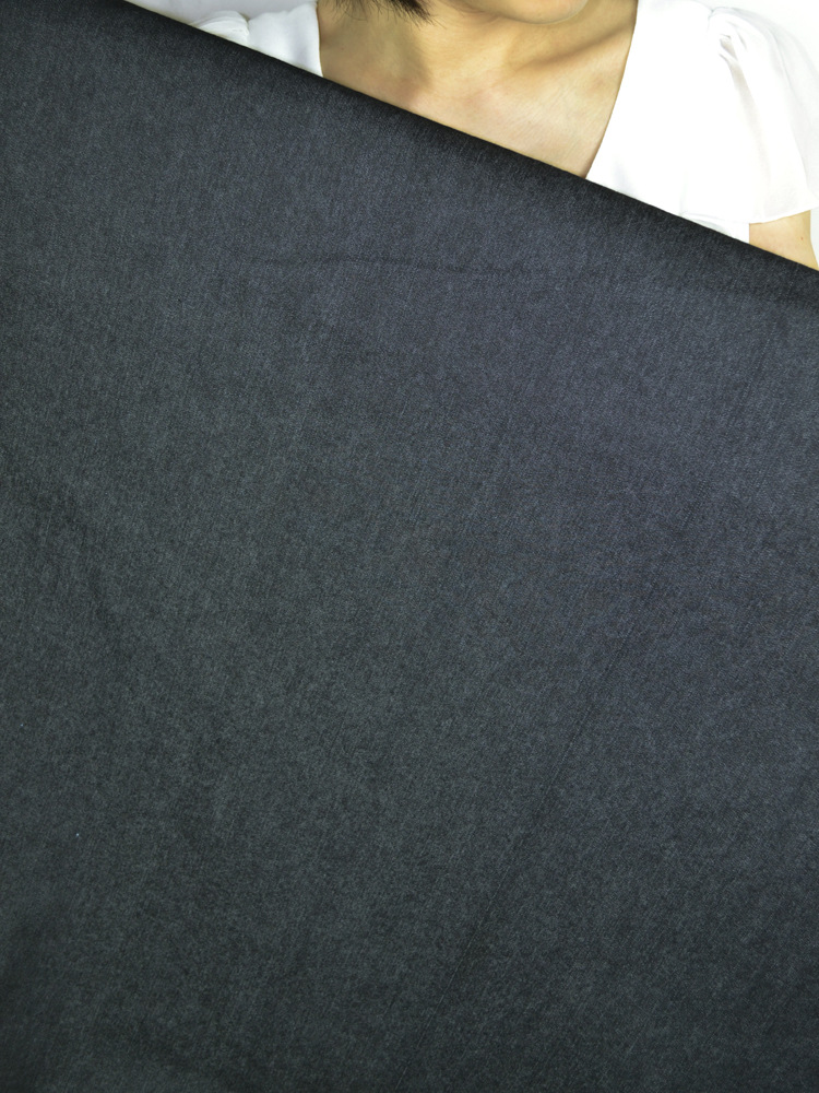 (10+8)*450d涤棉牛仔布春夏10盎司高档男裤面料斜纹牛仔布无弹力