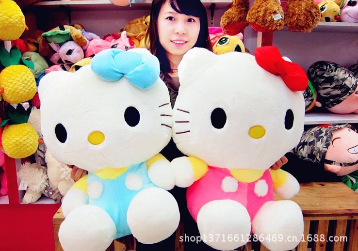 江北水鄉 批發供應KT貓公仔Kitty毛絨公仔凱蒂貓毛絨玩具禮物娃娃工廠,批發,進口,代購
