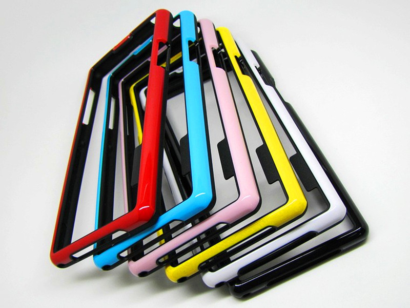 厂家供应 sony z1 bumpers 手机套 索尼l39h多彩