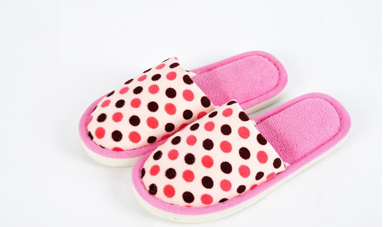 2013圆点帮面家居拖鞋 棉拖鞋厂家直销批发慈溪拖鞋夏季拖鞋慈溪3