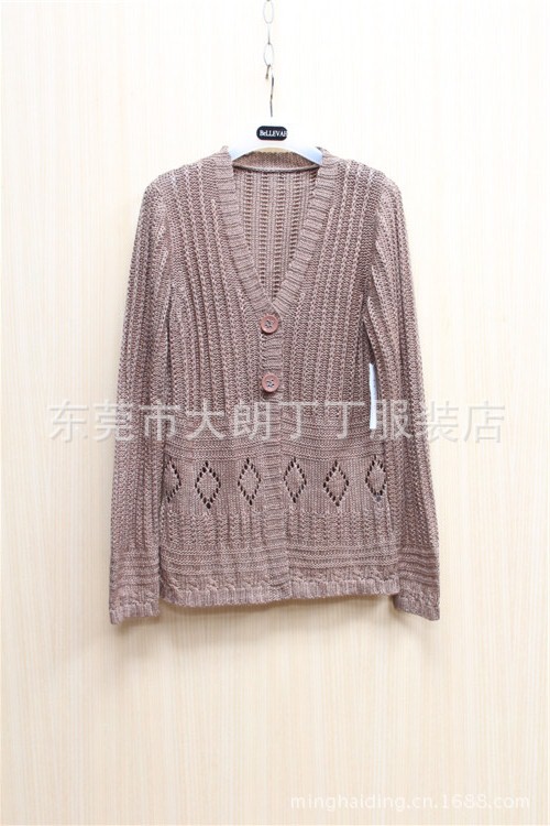 【韩版新款 女装<em>针织</em>衫 长款<em>开衫</em> <em>女式</em>电脑提花