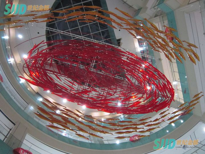 【商场摆件 大型超市装饰品 商场美化】