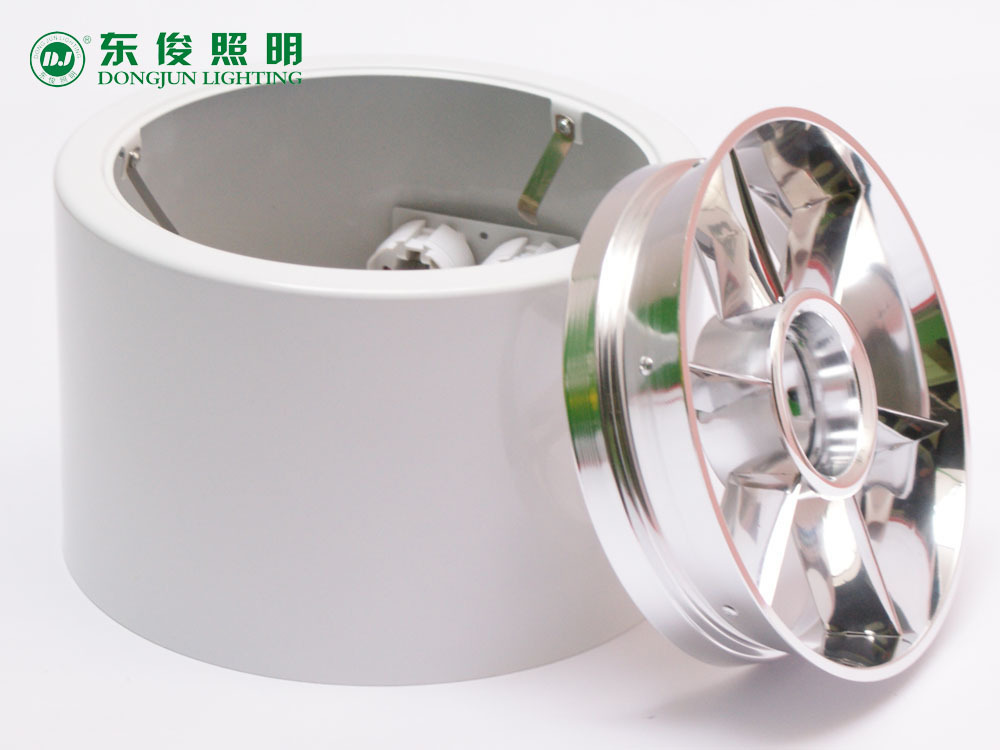 圆形格栅明装筒灯 工程灯DJ924-8F (1)