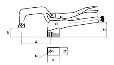 桌上型大力钳技术参数2