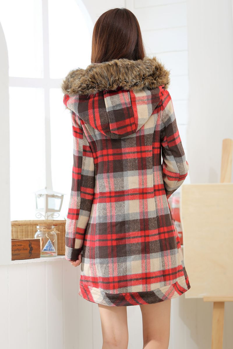 【2013新款女式韩版修身外套 冬季羊绒女士毛