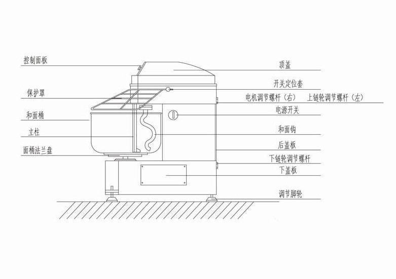 上海厂家供应双速双动和面机 小型和面机 20型和面机