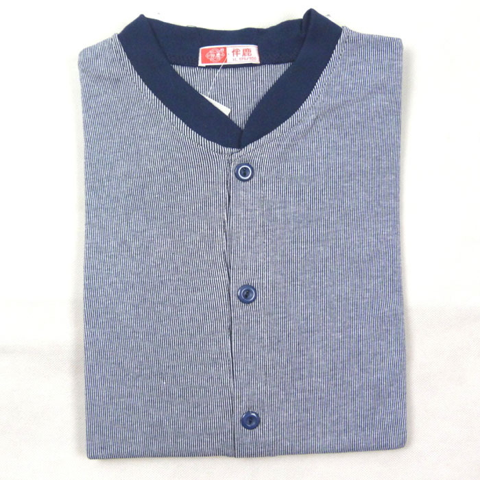 【厂家直销 伴鹿<em>中老年</em>男士<em>纯棉开衫秋衣</em>】价