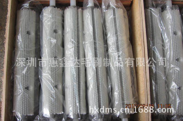 【专业生产清洗机毛刷辊 弹簧清洗刷毛刷辊 质