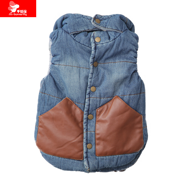 童装2013新款韩版儿童<em>马甲男童牛仔加厚</em>夹棉