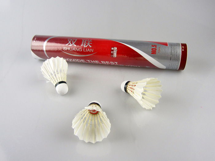 羽毛球-羽毛球批发 双联5号耐打羽毛球 台纤 鹅