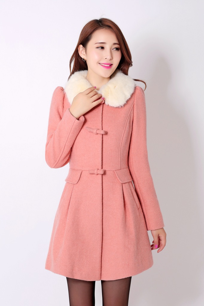 批发采购<em>女式外套</em>-2013秋装新款毛呢外套女中
