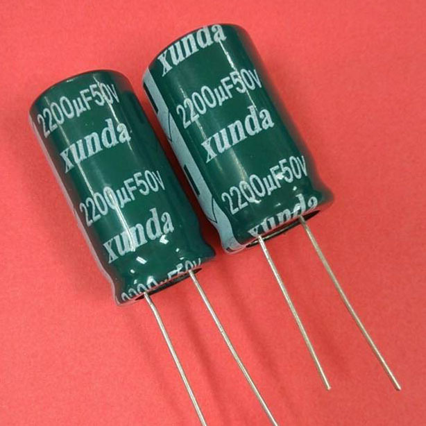 【led电容】2200uf 50v体积18*30光电照明灯专用长寿命铝电解电容