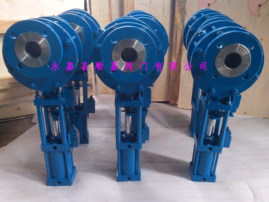 气动双闸板阀（圆体2）