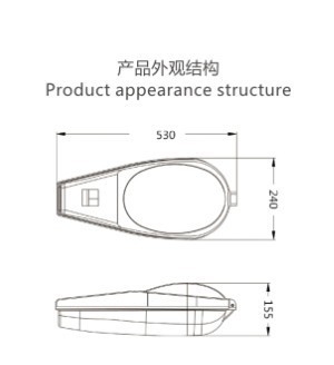 小蛇头灯产品外观结构