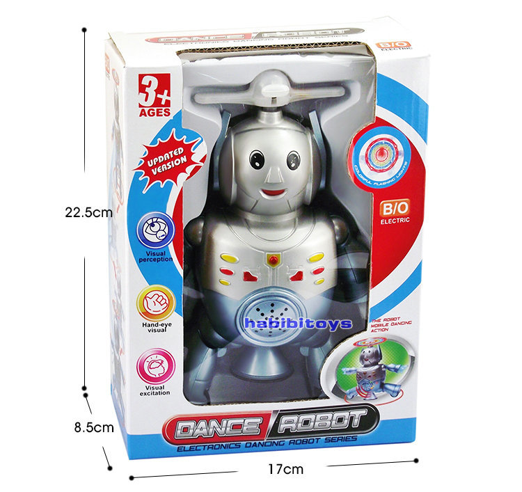 【2661 电动跳舞机器人 儿童音乐电动玩具 旋转