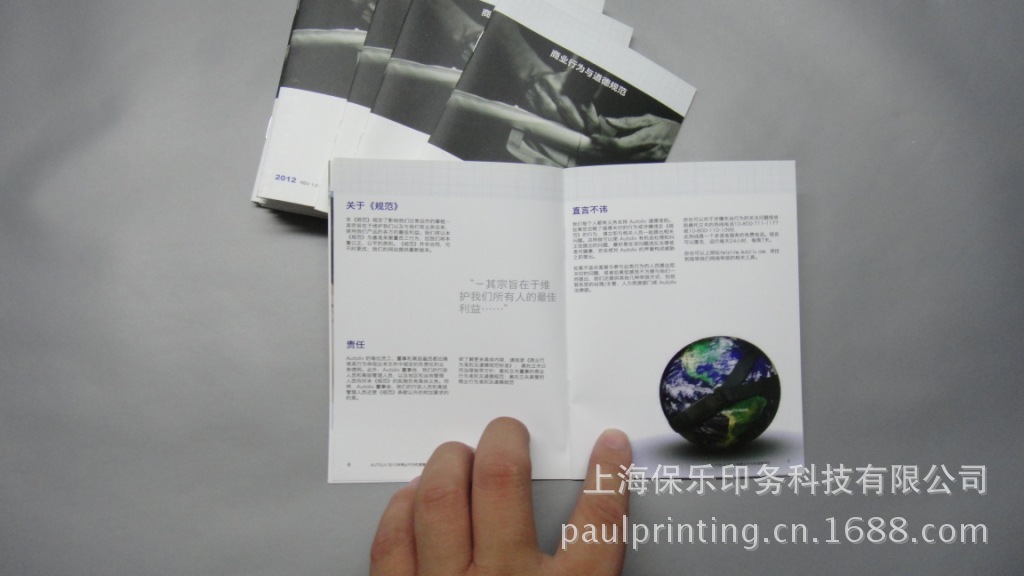 纸类印刷-员工手册印刷 企业宣传册印刷 说明书