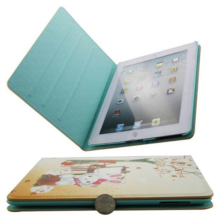 新款ipad5支架KT猫手机壳批发苹果ipad air卡