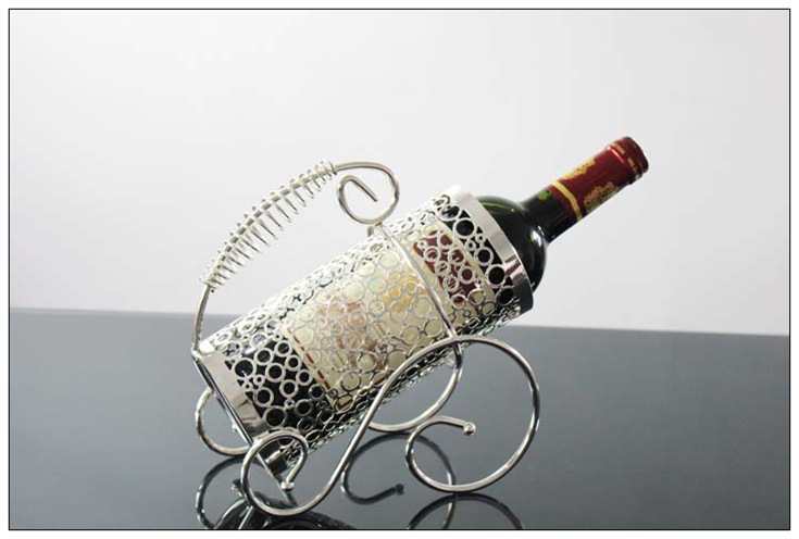 批发采购厨用笼、架-镀银红酒架 创意 酒架 欧
