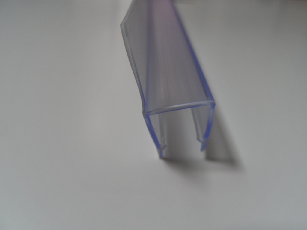 淋浴房胶条 玻璃门胶条 H型180度玻璃门胶条 