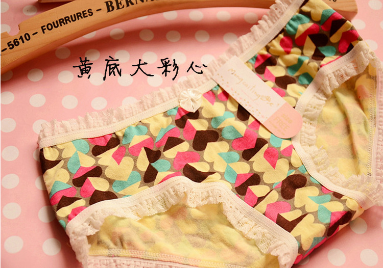 【外贸女士<em>内裤批发</em> 日单卡通蝴蝶结纯棉<em>内裤</em>