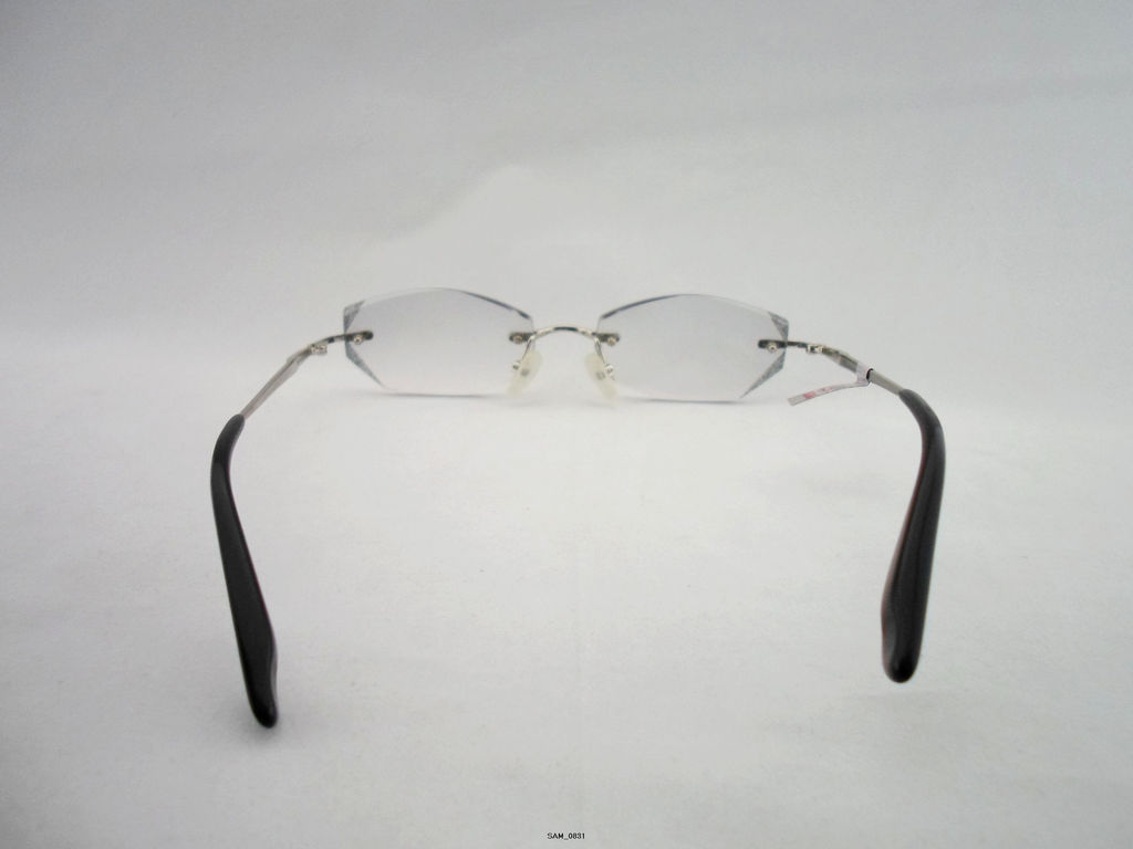 超轻 β钛 纯钛 近视眼镜框 无框眼镜 钻石切边