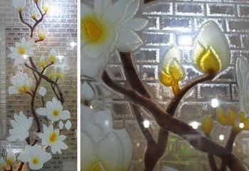 玻璃雕刻样品