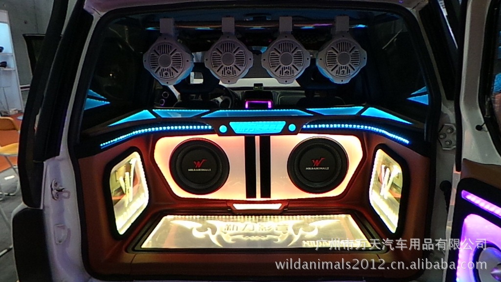 汽车音响改装用品低音喇叭批发 野兽音响 WB