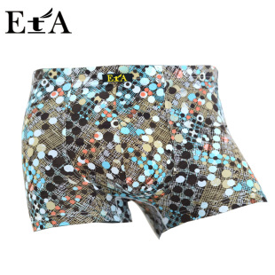 <em>内裤</em>-5008<em>中山</em>小榄<em>厂家</em>舒诺<em>男士</em>豹纹冰丝<em>内裤</em>