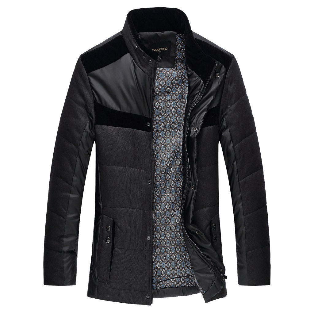 加厚男装棉服 男士棉衣棉服 商务休闲男外�? height=