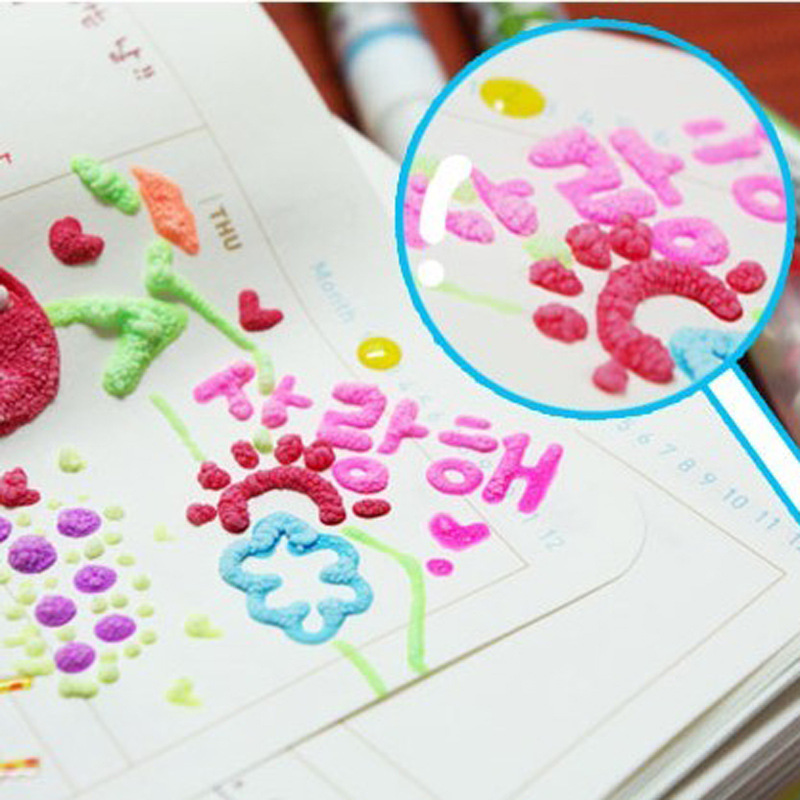 韩国正品 diy<em>相册</em>笔 <em>影集制作</em>爆米花笔 立体泡泡