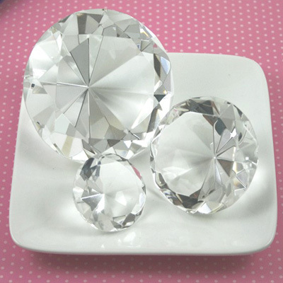 【【厂家直销】人工水晶钻石 天然水晶 水晶工