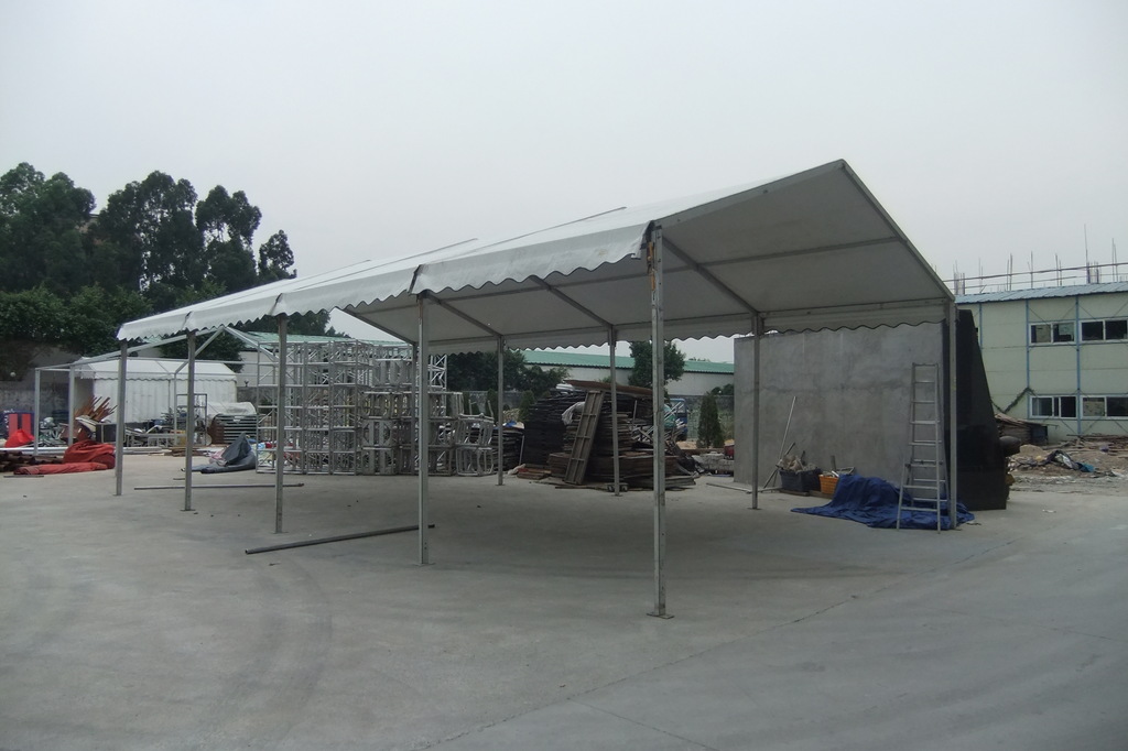 汽车展览篷房玻璃篷房婚庆红色喜庆帐篷仓储(图1)