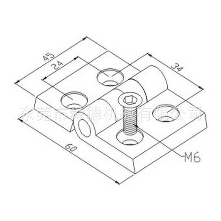 DHI0645尼龙合页3
