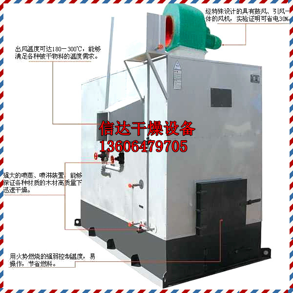 木材专用蒸汽热风炉