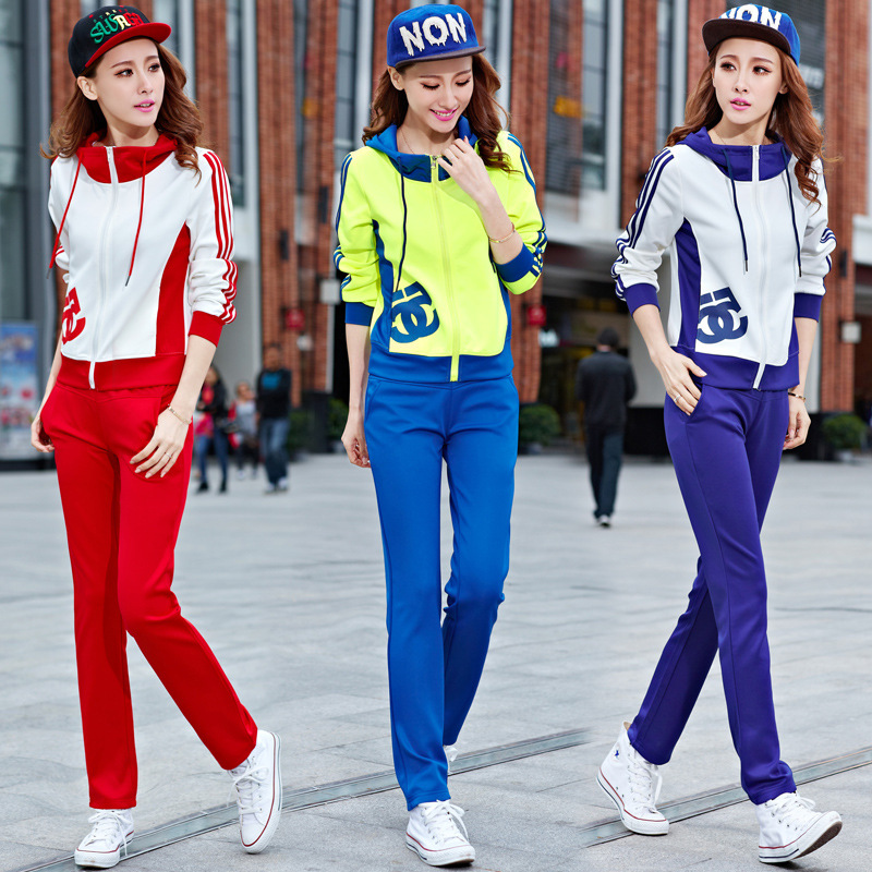 2014春款户外健身长袖<em>运动服</em>套装 <em>女士开衫</em>连