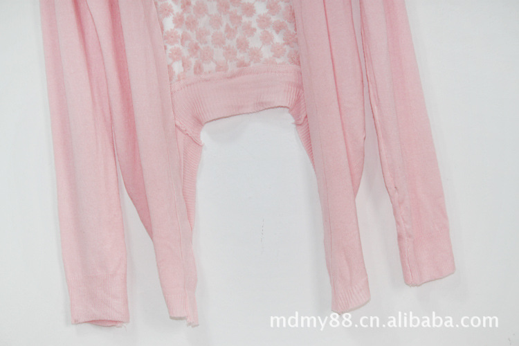 2013新款女装韩版 10126<em>丝光棉</em>镂空拼接<em>披肩</em>