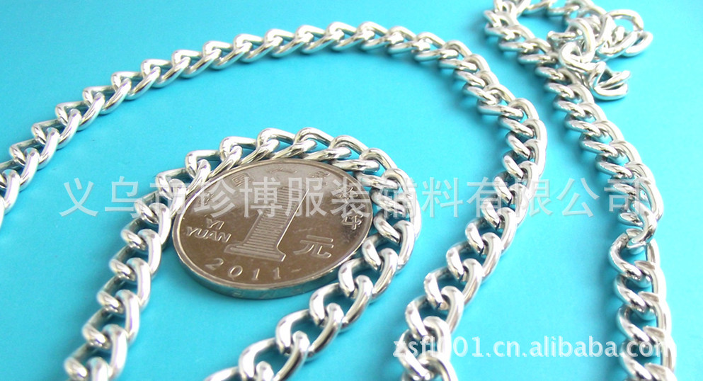 【厂家供应服装饰品链条 铁链 铜链 铝链 多色链