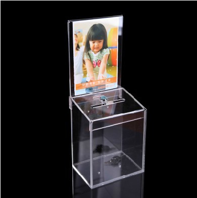 acrylic donation box