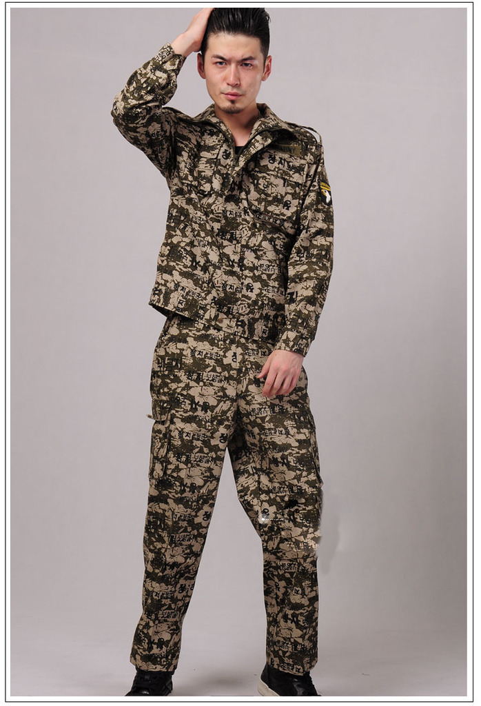 户外野营套装军迷服饰订做丛林迷彩服装厂家直销陆军迷彩服