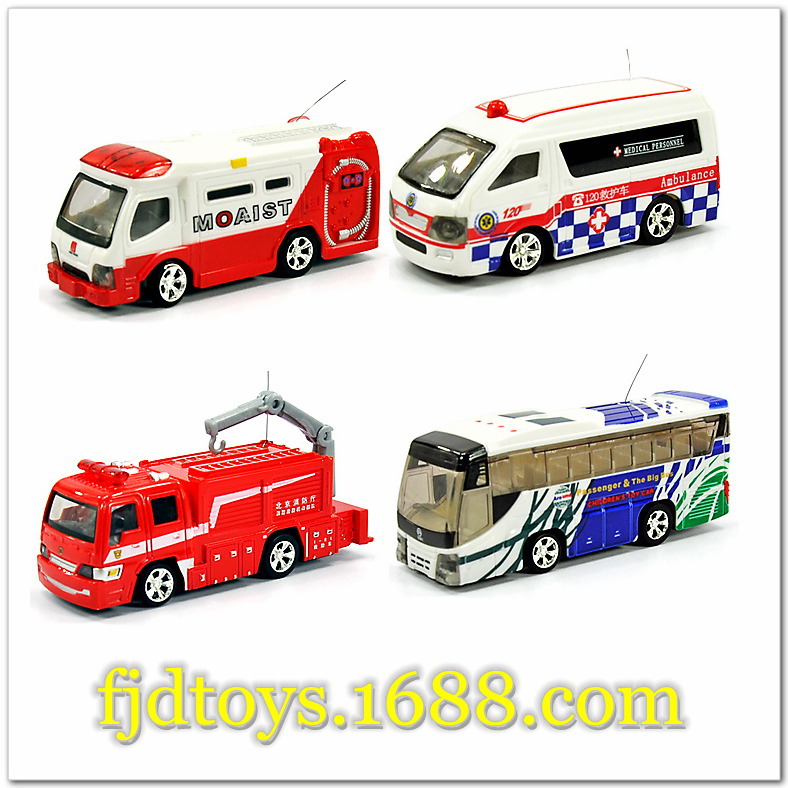 力5020 遥控消防\/救护\/巴士\/汽车 儿童玩具车汽