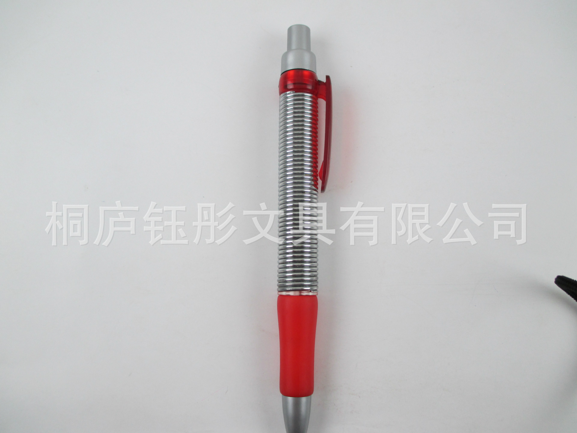 【厂家供应YT-7011F弹簧杆按动圆珠笔,塑料广